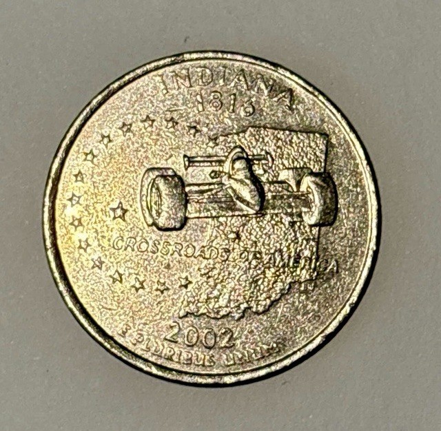 2002 D Indiana State Quarter