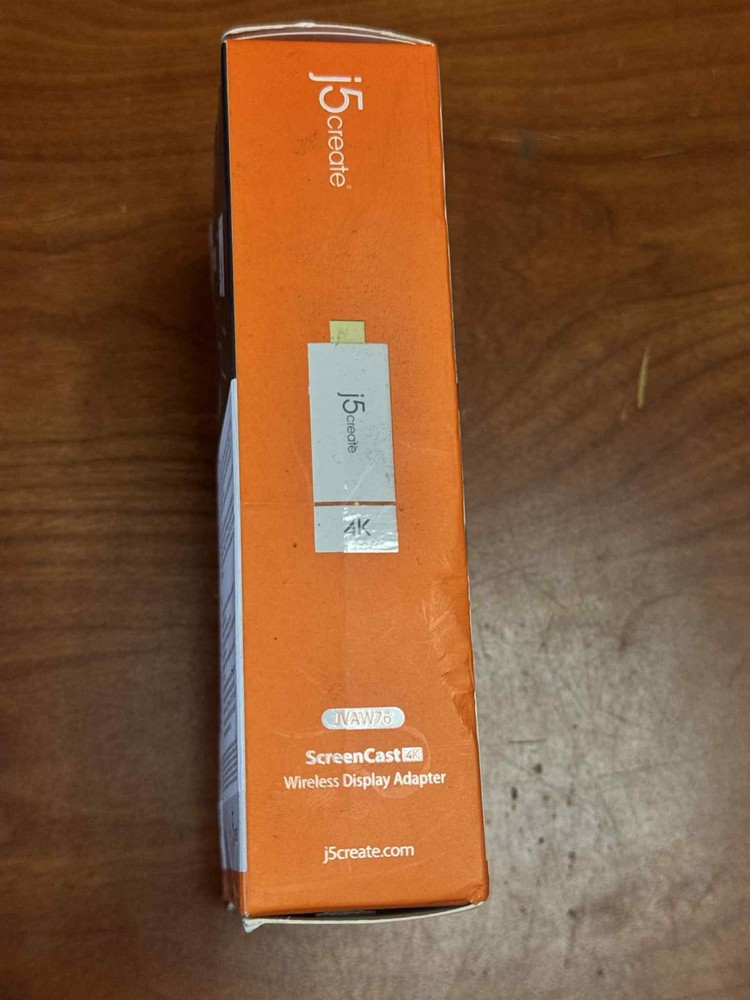 j5create - ScreenCast 4K Wireless Display Adapter - White