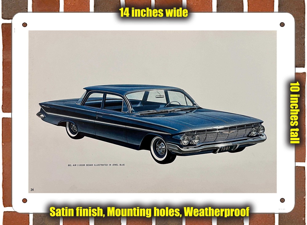 Metal Sign - 1961 Chevrolet (Sign Variant #13)