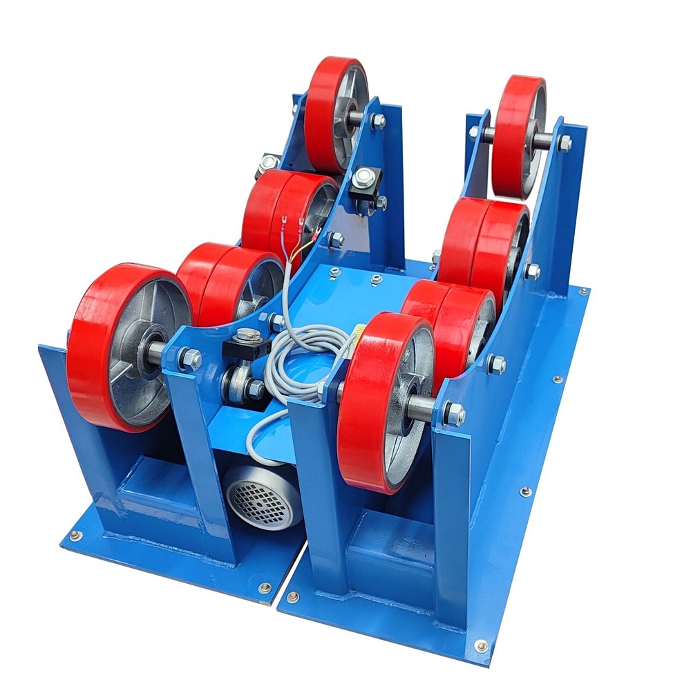 220V 3T Welding Turning Roller Rotating Adjustable Welding Roller Support Frame