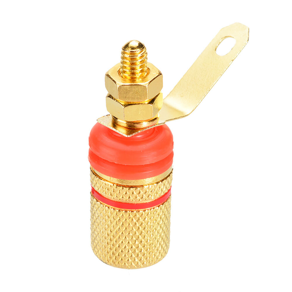 12Pcs 4mm Amplifier Speaker Terminal Binding Post Banana Plug Socket Connector