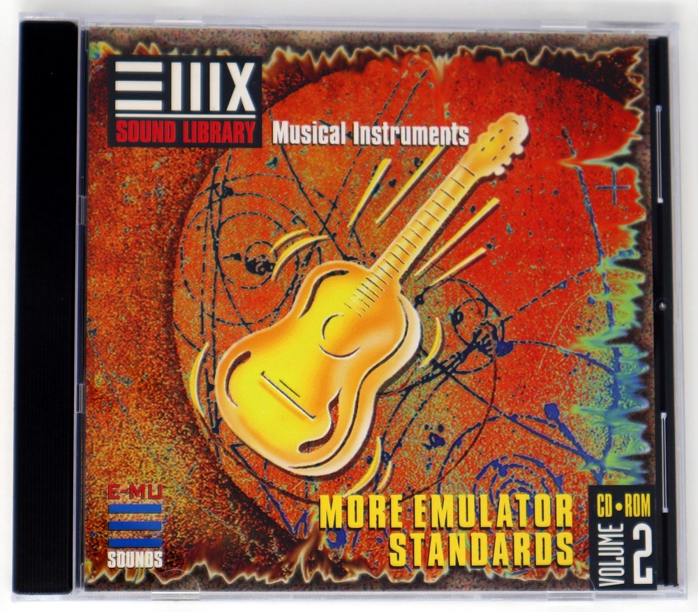 E-MU Systems Sound Library Volume 2 More Emulator Standards Sample Sampling CD