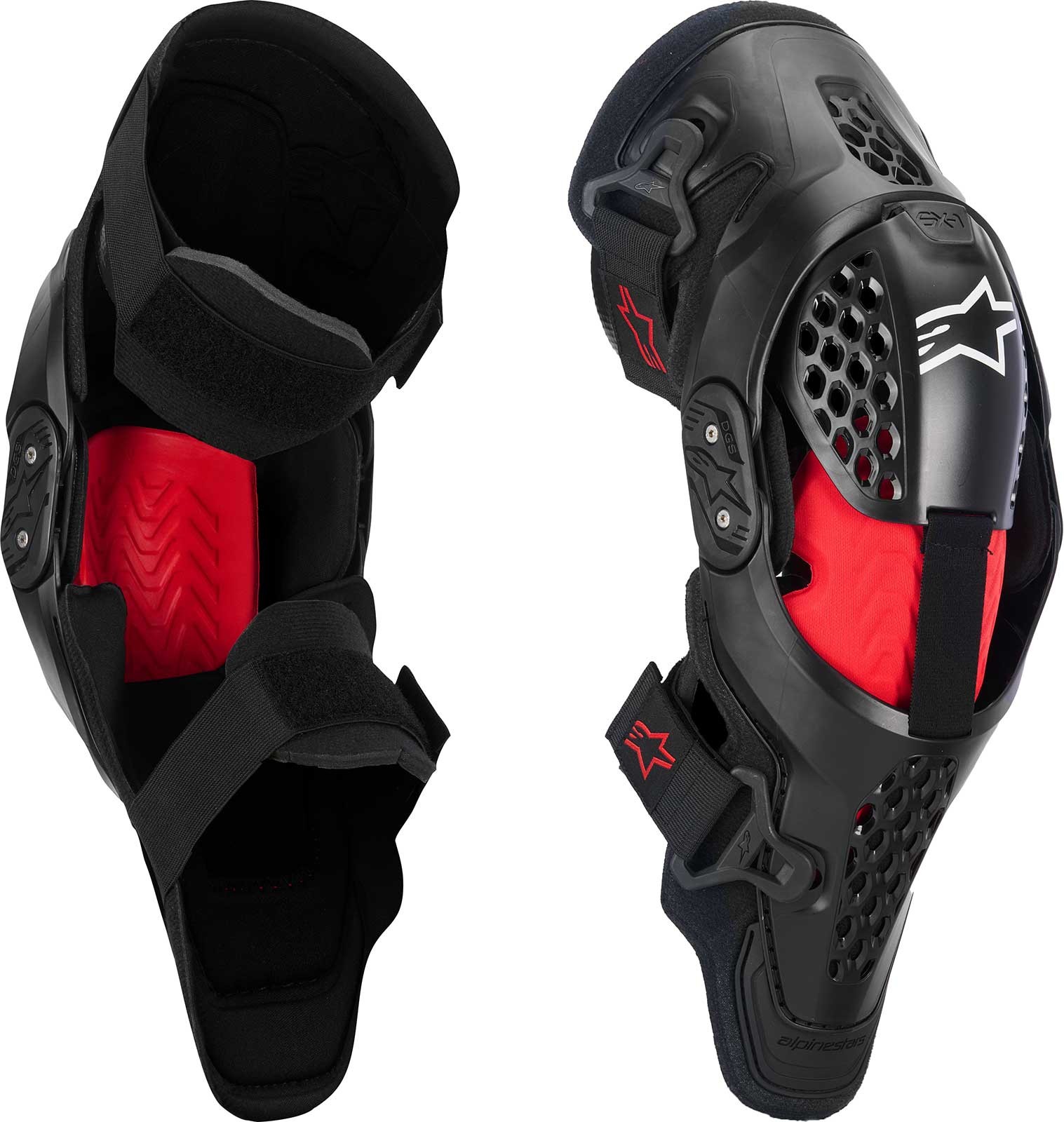 Alpinestars SX-1 Plasma Knee Protectors - Motocross Dirt Bike Offroad Pair