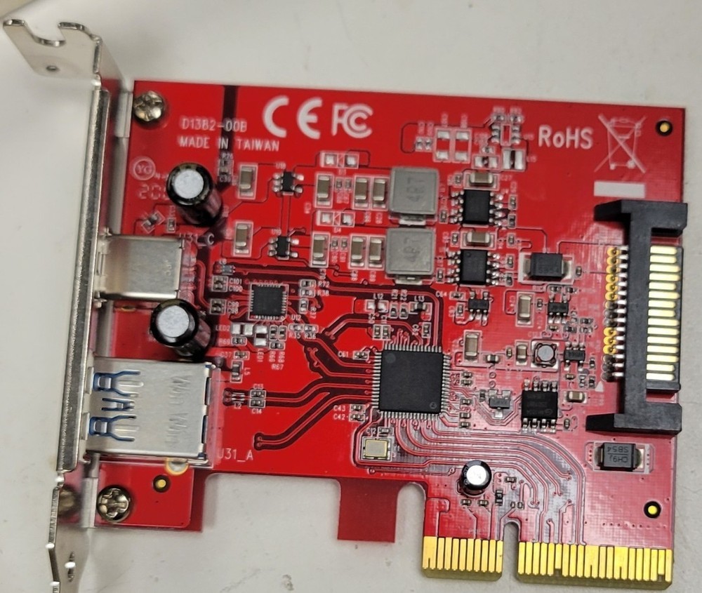 StarTech 10Gbps PCI-E USB/USB-C Adapter Card PEXUSB311AC3