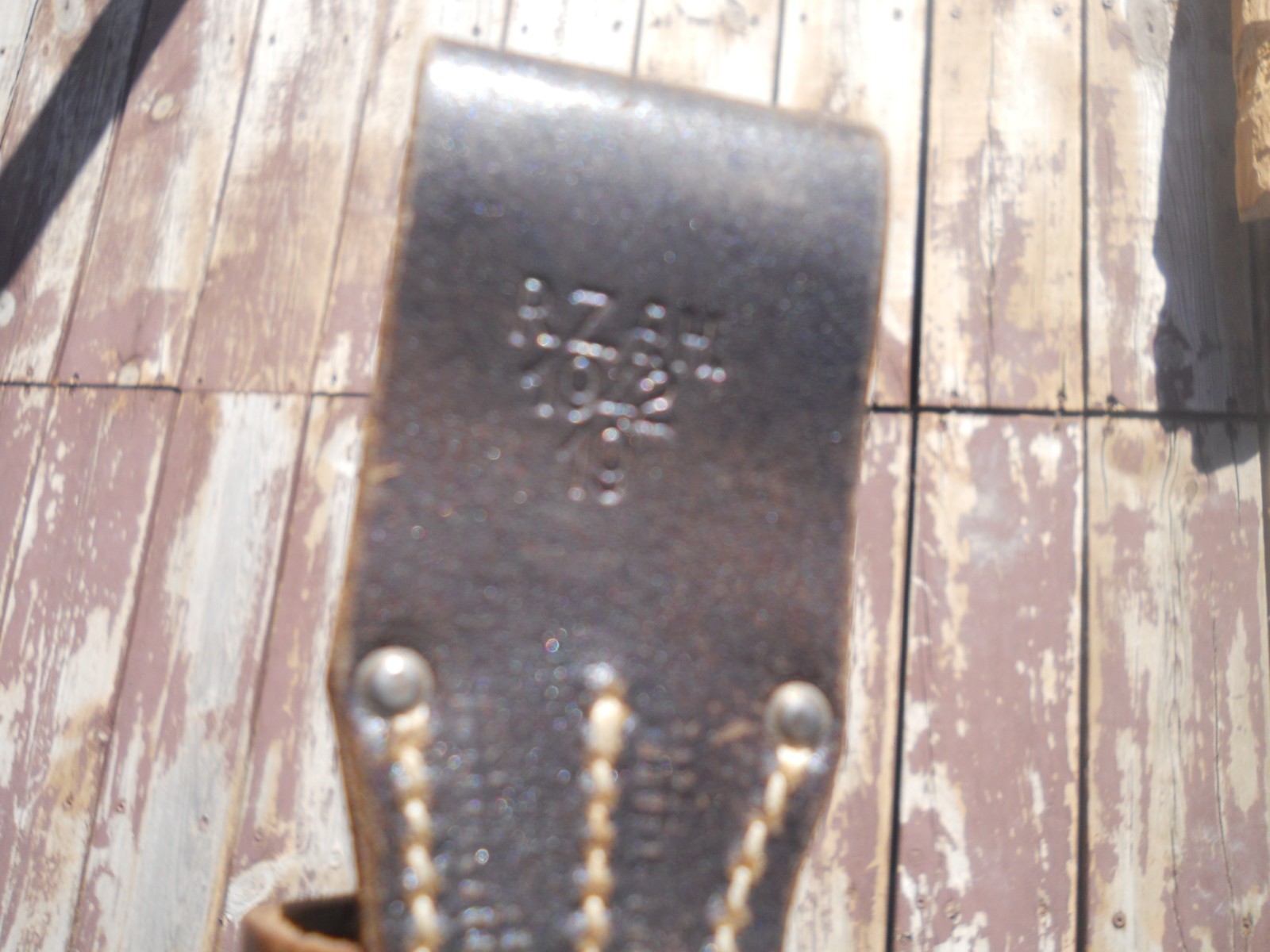 WW2 German K98 Bayonet w/ Scabbard & frog 1940 Bakelite Grips E.u.F. Horster