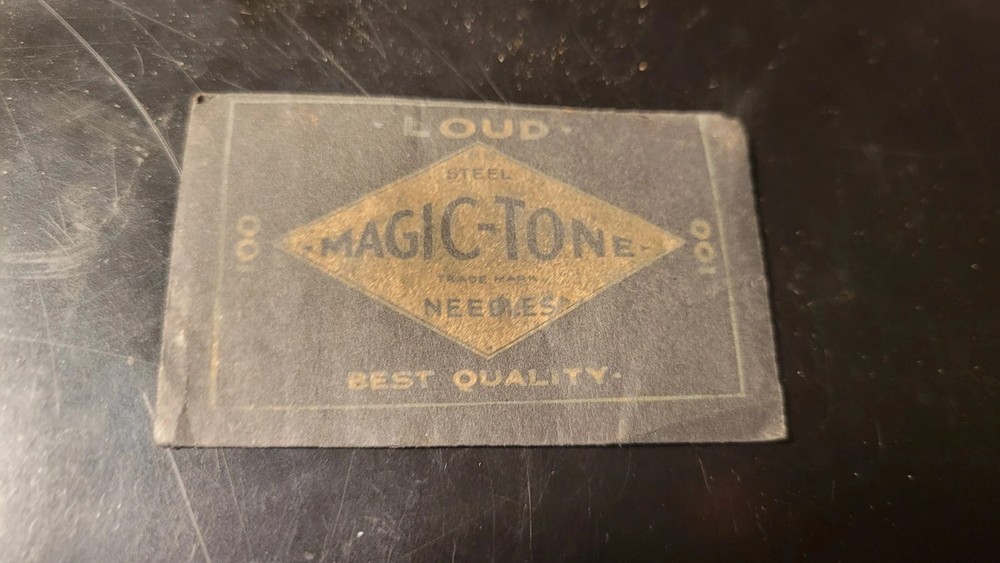 Rare Vintage Empty Gramophone phonograph needle packet - Magic Tone