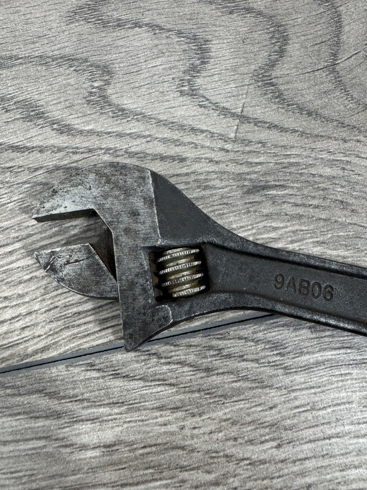 Wright Tools 9AB06 6inch Adjustable Wrench Made in USA