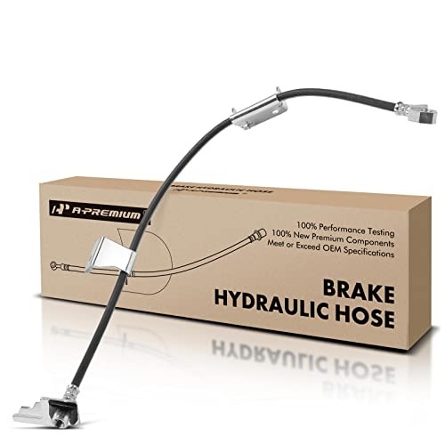 Front Passenger Brake Hydraulic Hose Compatible with Select Chevy, Front Right