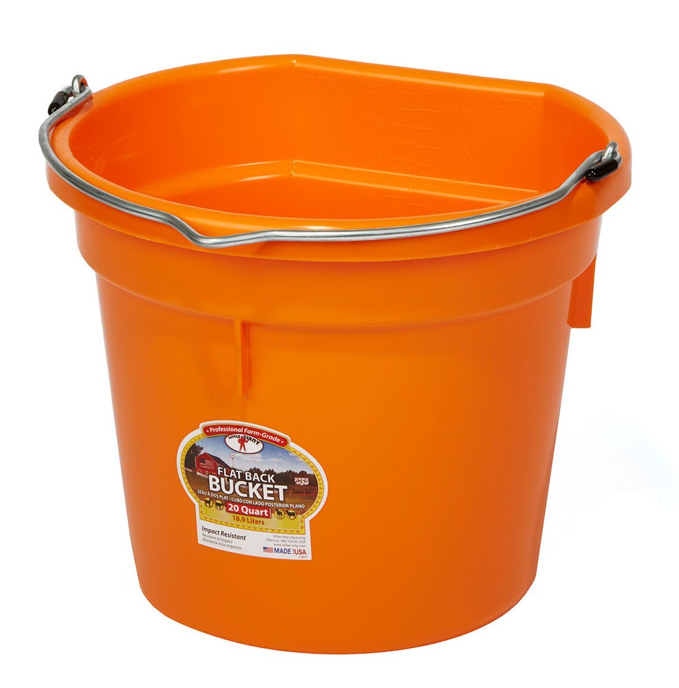 Little Giant 20 Quart Flat Back Bucket