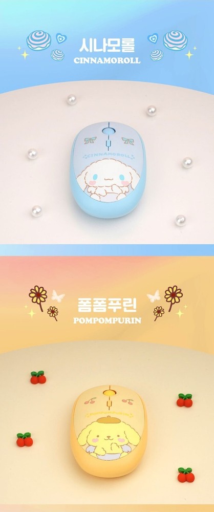 Royche Sanrio Silent Bluetooth Wireless Multi Pairing Mouse / Mouse Pad