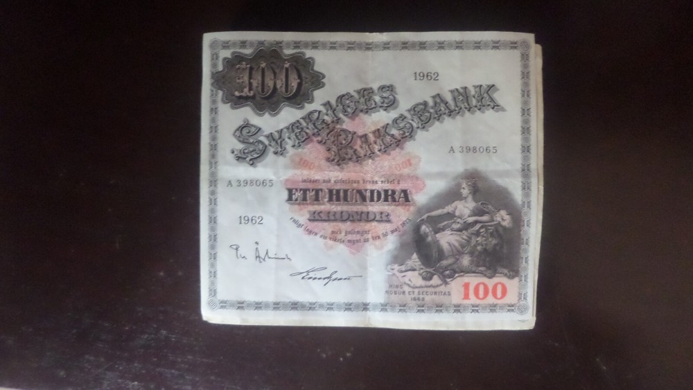 Sweden 100 kronor 1962