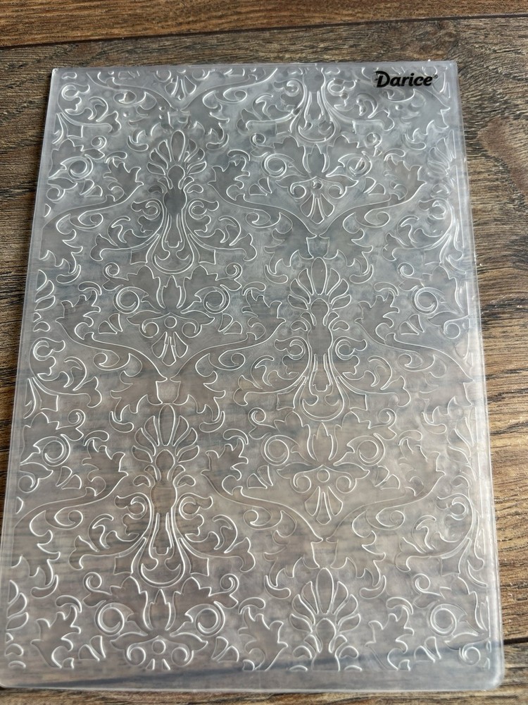 Darice Embossing Folder Damask Background 5 X 7 Inches