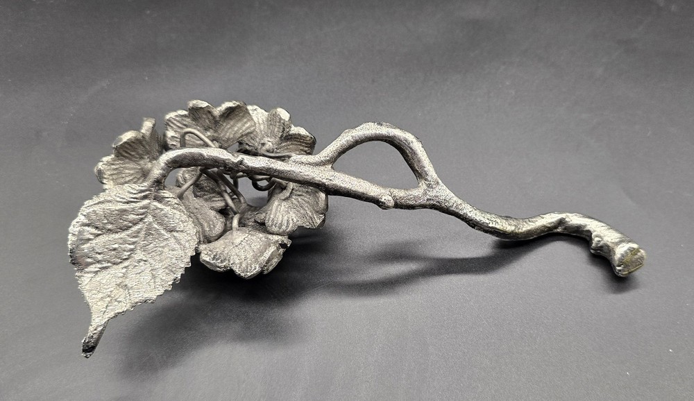 Beautiful Silver Colored Flower Stem Silver Plated Not Solid 8in