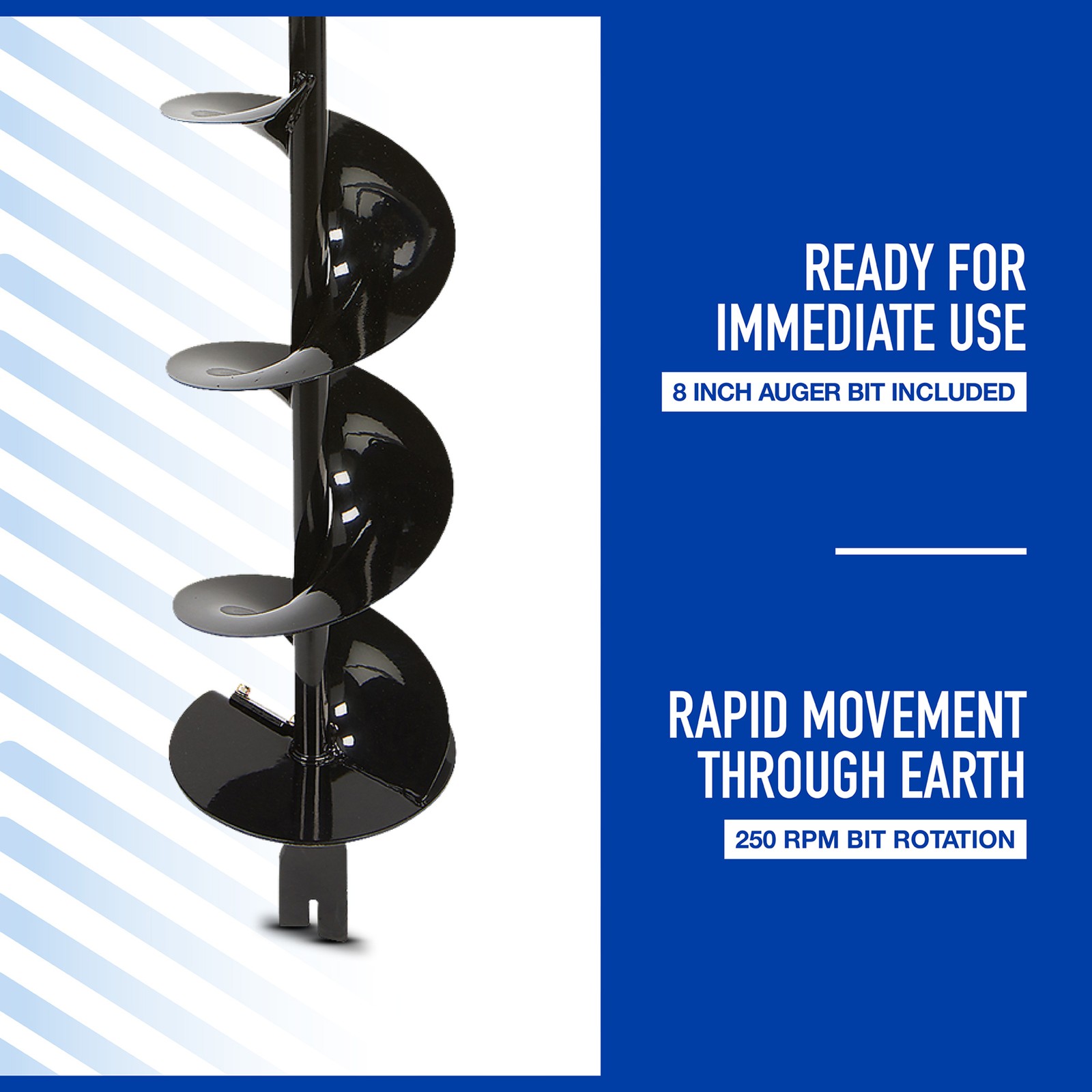 Powerhorse One-Person Earth Auger Powerhead Combo with 8in. Auger Bit Included,