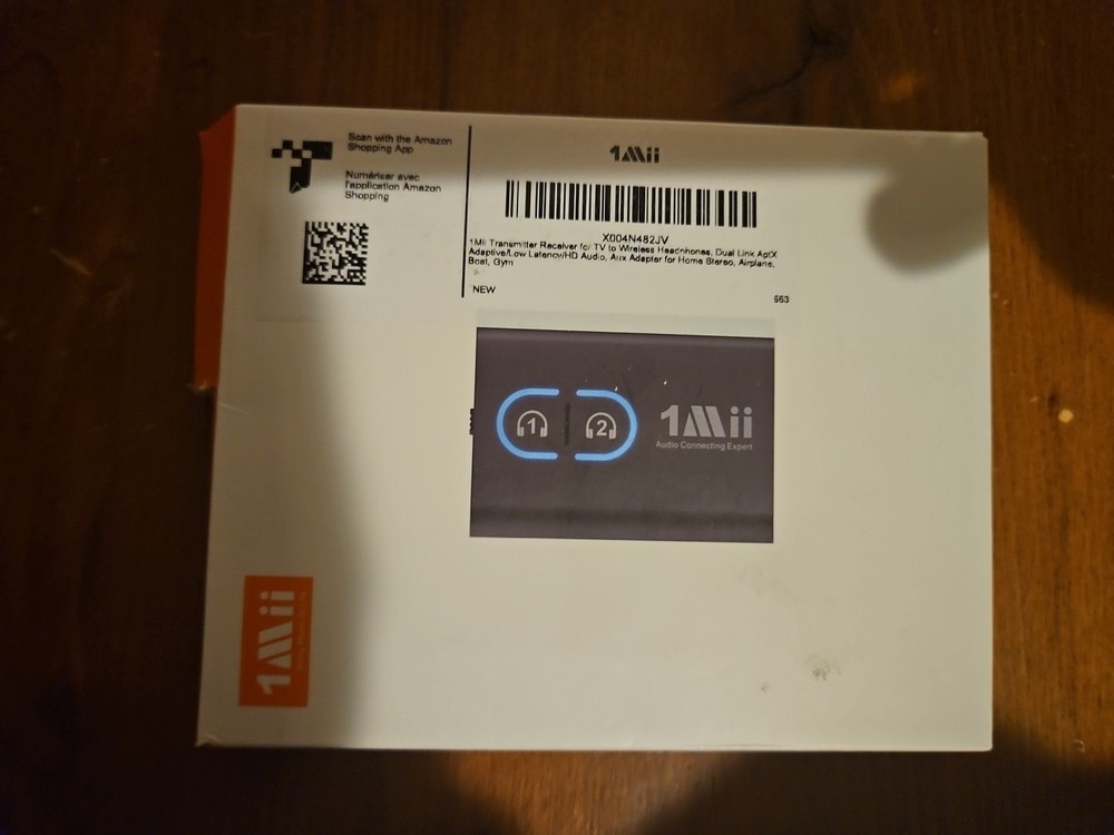 1Mii ML300 Bluetooth 5.3 Transmitter Receiver AptX Low Latency for TV Stereo