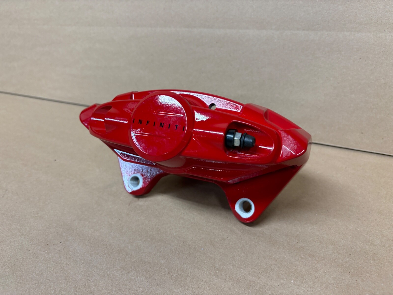 NEW OEM INFINITI Q50 Q60 2016-2024 AKEBONO REAR LH DRIVER BRAKE CALIPER RED