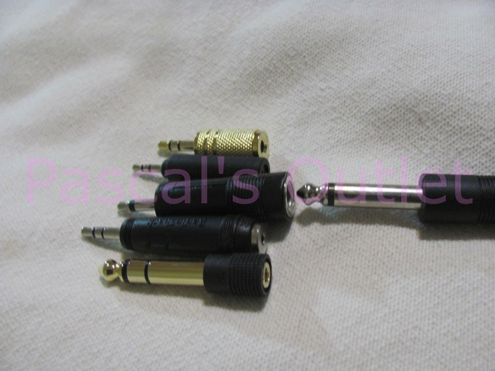 High Grade Low Noise 10-ft Wired Microphone ON-OFF Switch plus assorted Adapters