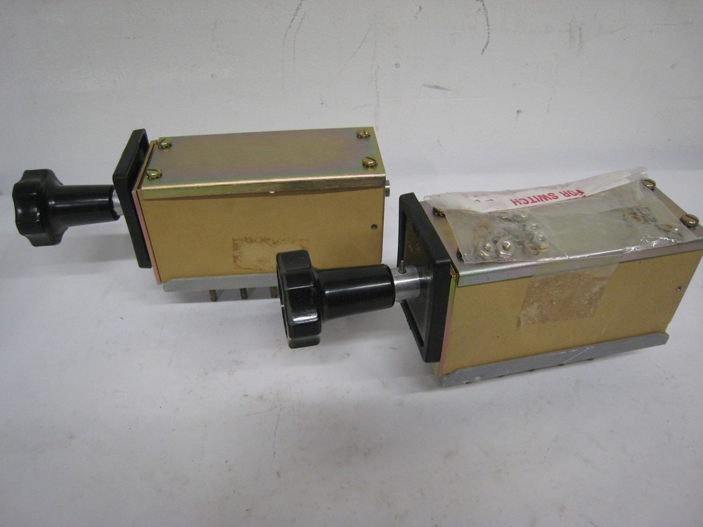 ELECTROSWITCH 503A975G01 TYPE W ROTARY SELECTOR SWITCH PACK OF 2