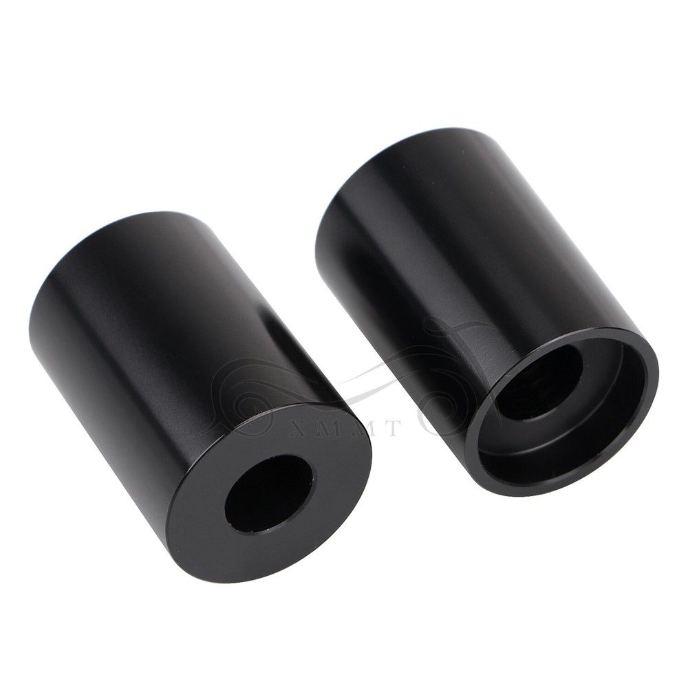 Motorcycle 1.75" Black CNC Riser Extensions Fit For Harley 1" Handlebars Models