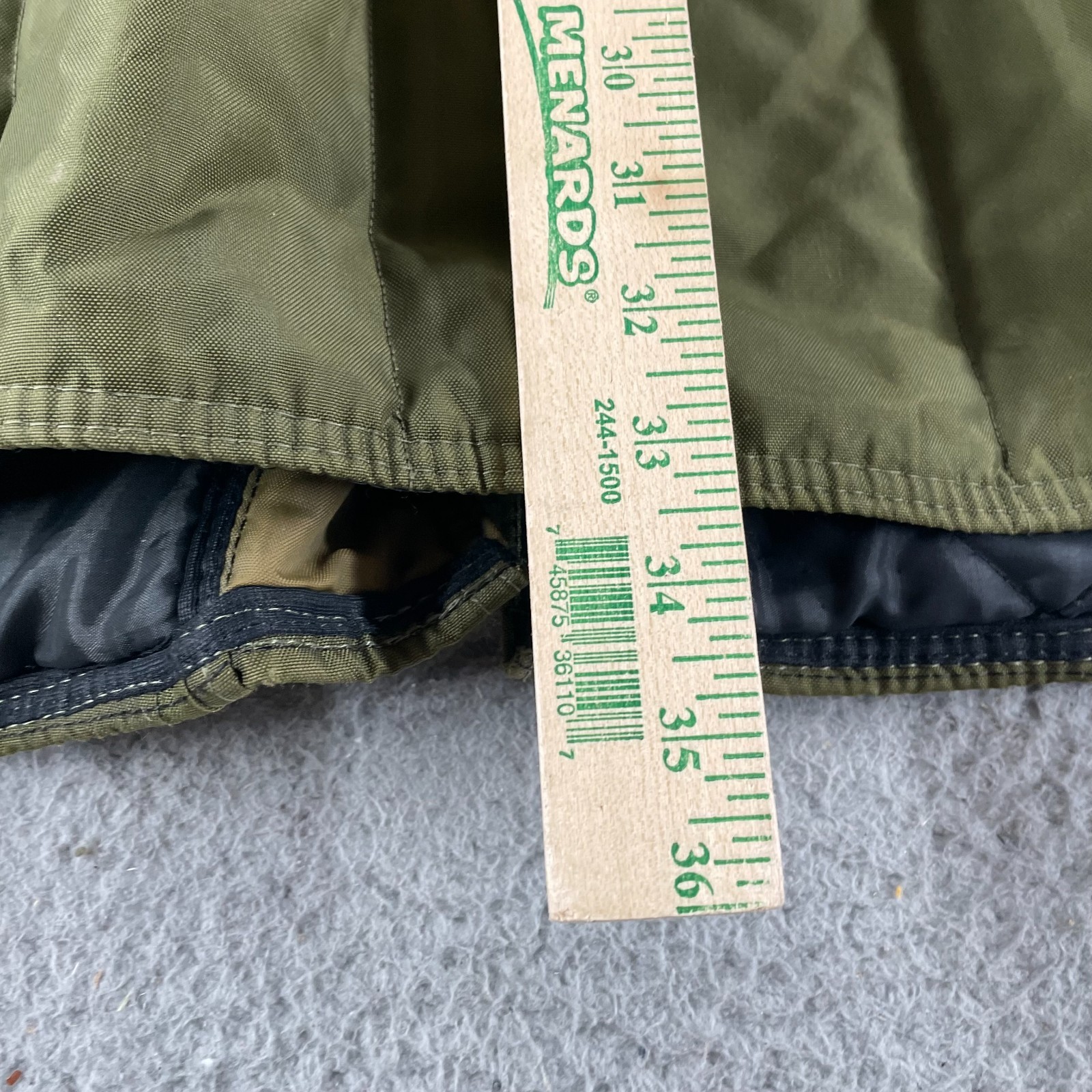 Refrigiwear Sage Green Iron-Tuff Insulated Jacket Mens Fits Size XL Warm Winter*