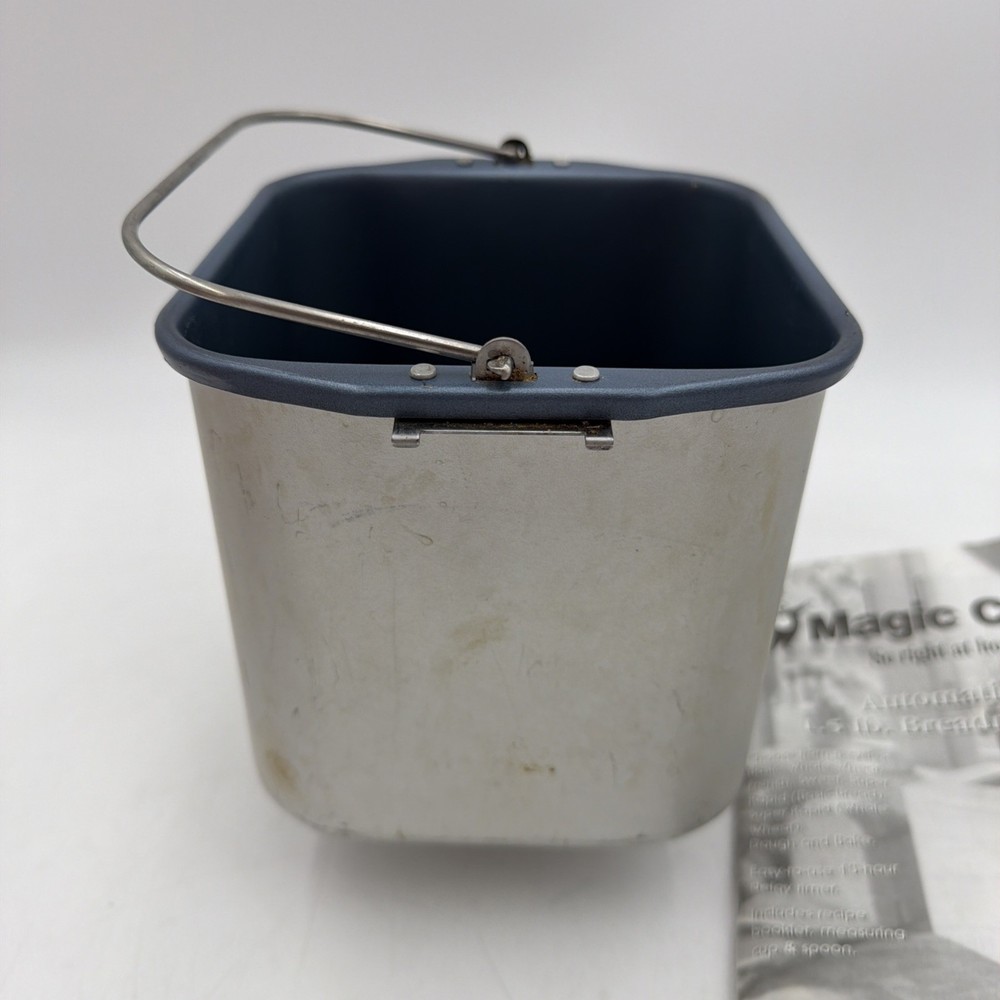 Magic Chef Bread Maker Machine CBM-310 Baking Pan w/ Paddle + Manual Replacement