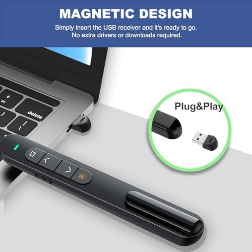 Wireless USB Presenter Slide Clicker Remote