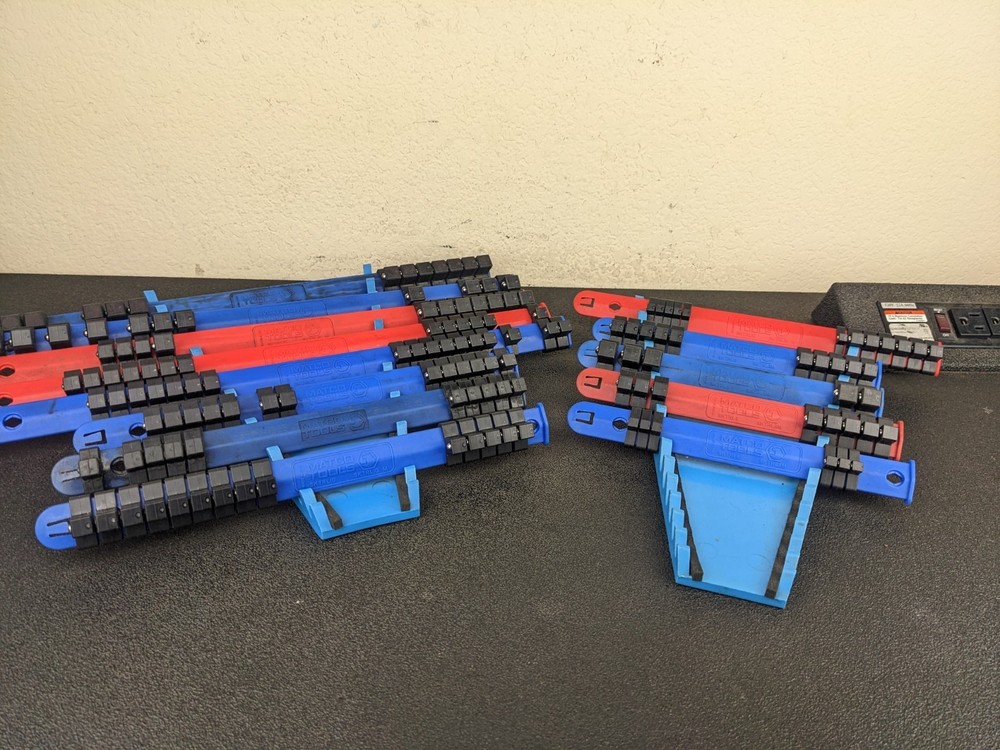 Matco Tools Plastic Socket Rail Organizers Lot