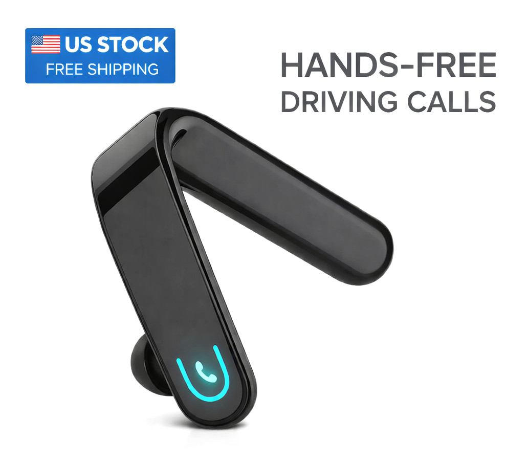 Bluetooth 5.0 Ear Hook Headset Wireless Earphones Earbuds Stereo Headphones