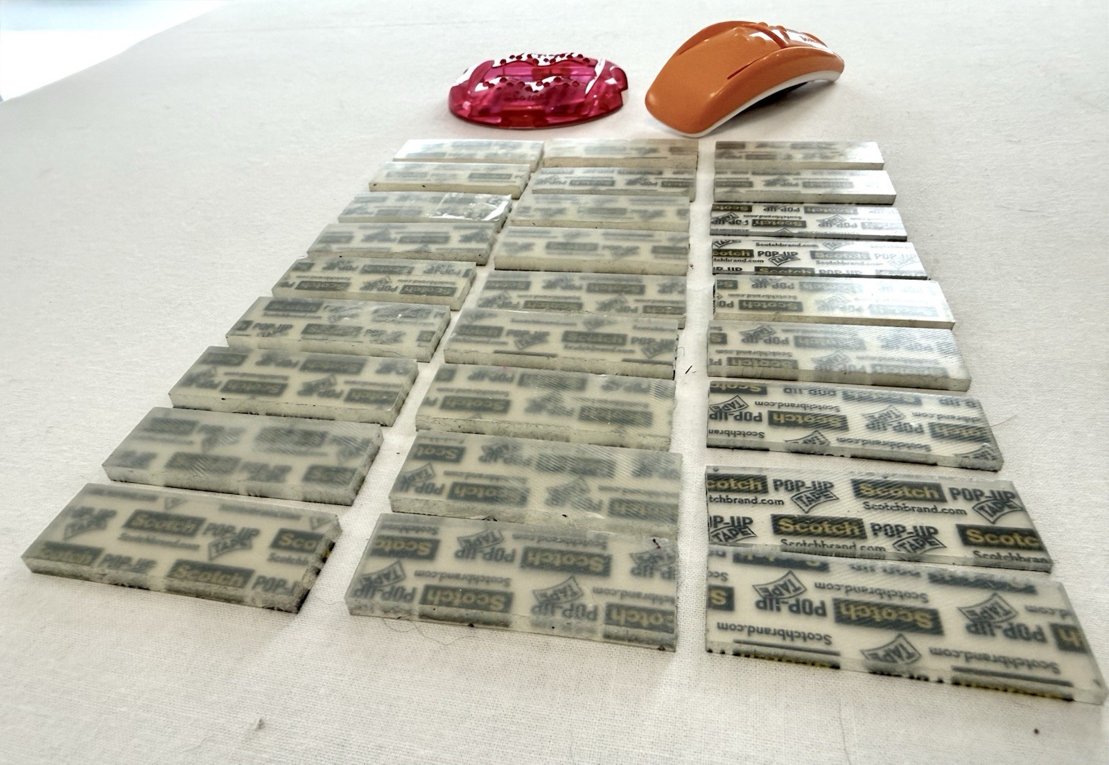 Scotch Pop Up Tape Lot 27 Refill Pads Strips READ Dispensers Wristband Deskgrip