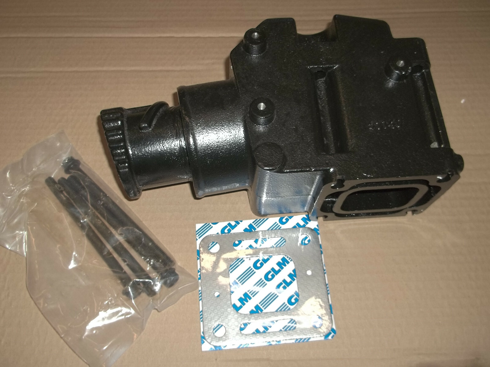 PAIR Exhaust manifold Riser elbow 4.3 5.0 5.7 L 305 350 V8 MerCruiser 4" set 2