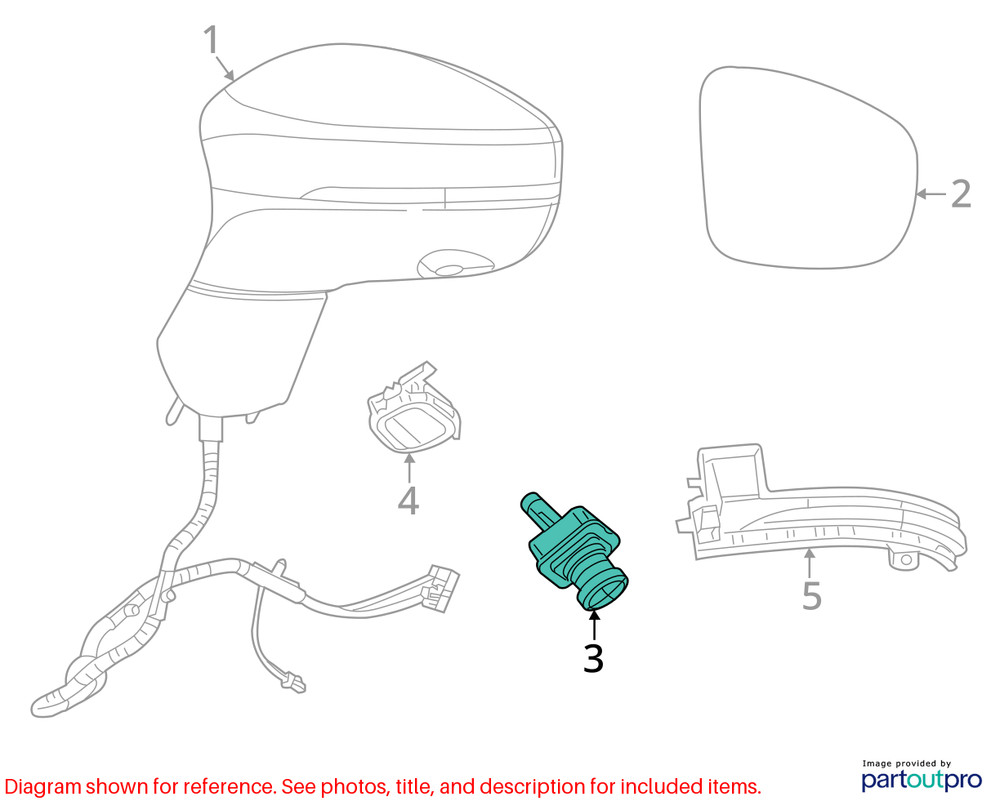 18 2018 CHRYSLER PACIFICA REAR VIEW CAMERA PROJECTOR