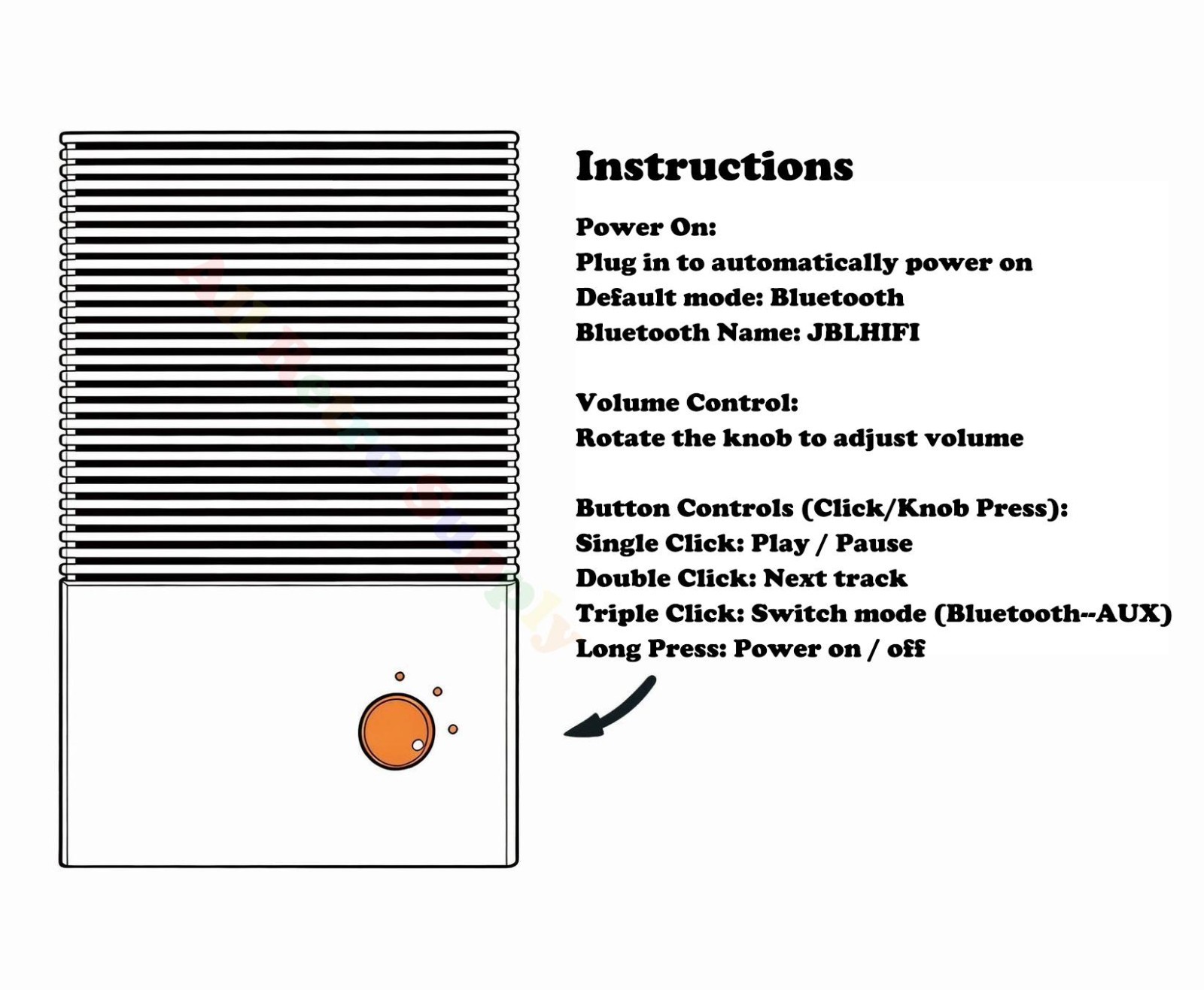 Handmade Retro Braun T3 Inspired Bluetooth Speaker-3D Print Case 100W Amplifier