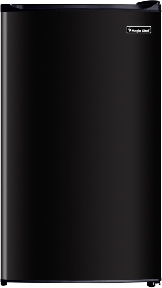 3.5 Cu. Ft. Mini Refrigerator in Black with Freezer Section