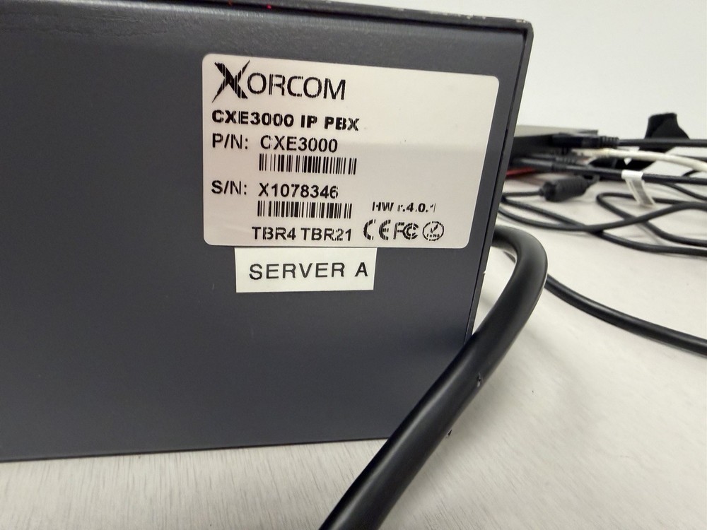 Used Xorcom CXE3000 IP PBX Unit With Power Adapter