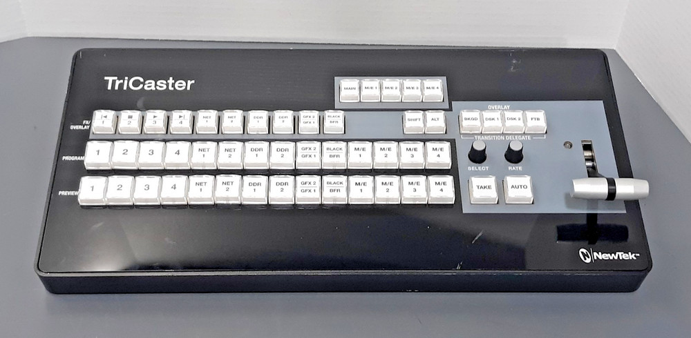 NewTek TriCaster Mini Control Surface Video Production Controller Untested