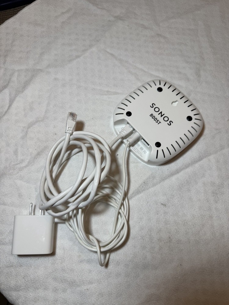 Sonos BOOST Wireless Booster Extender White with Power Adapter