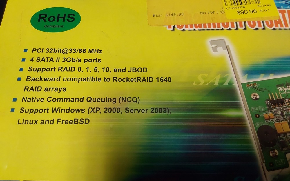 HighPoint Technologies RocketRAID 1740 RAID Controller Card