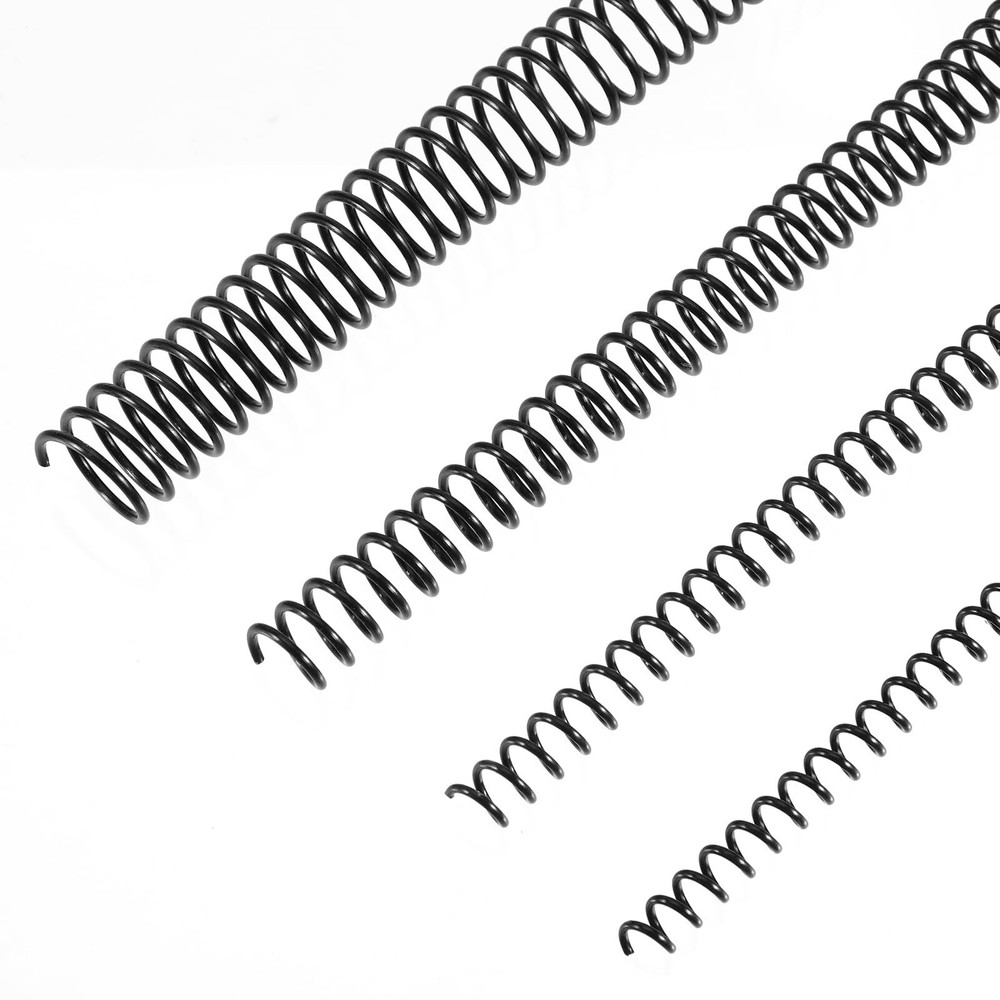 100 Pack Plastic Spiral Binding Coils 41 Pitch Spiral Binding Coils Binding K...