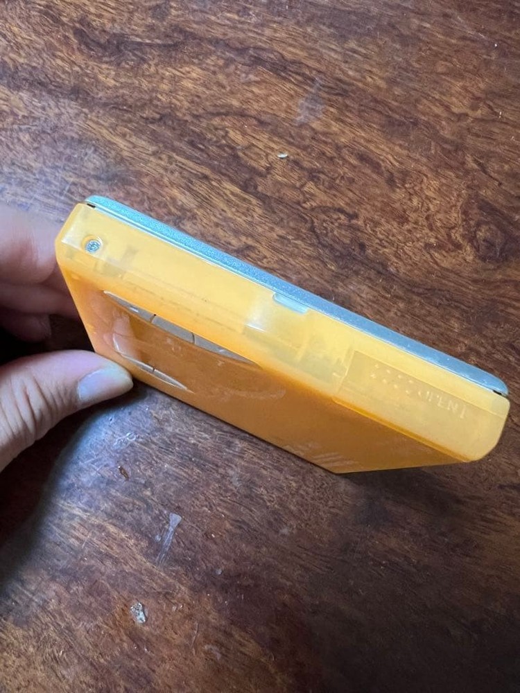 Sharp Portable MD Player ST500 Orange With Many Accessories Operation confirmed