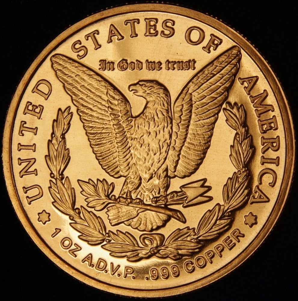 1 oz Copper Round MORGAN DOLLAR