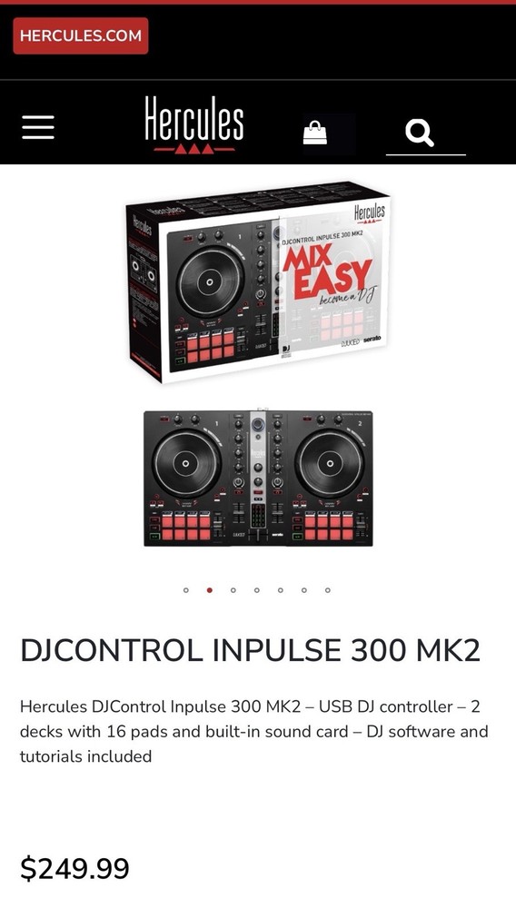 Hercules DJControl Inpulse 300 - DJ Controller System