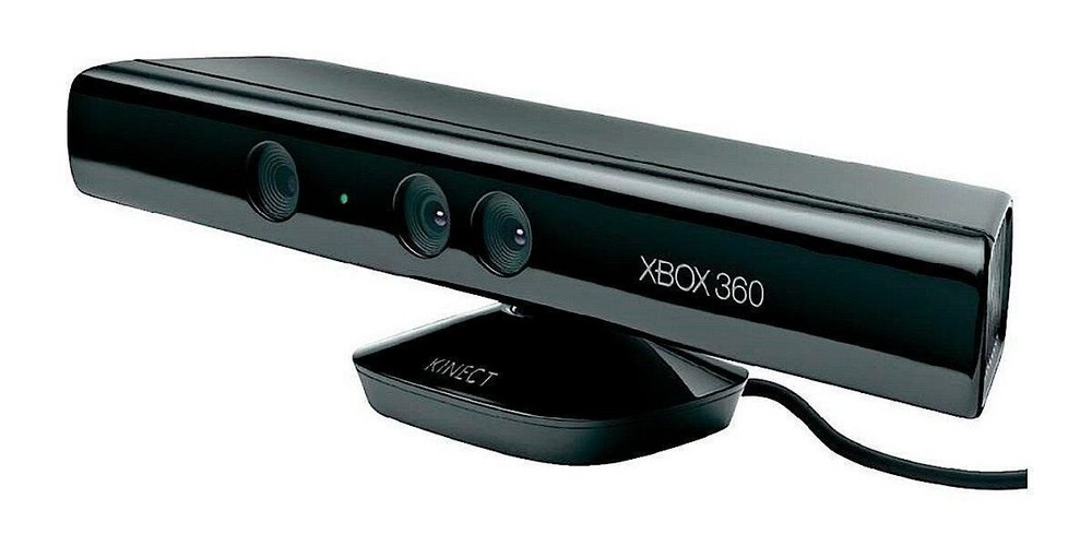 Authentic Xbox 360 Kinect Sensor Black + Kinect Adventures Game + US Seller