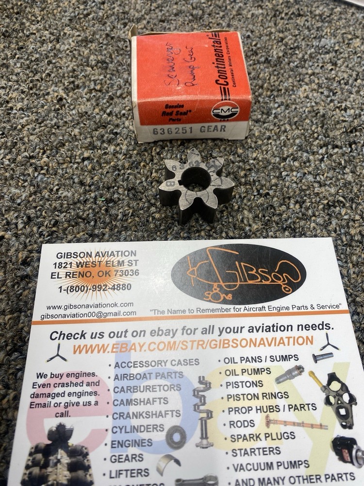 Continental 636251 SCAVENGER PUMP GEAR