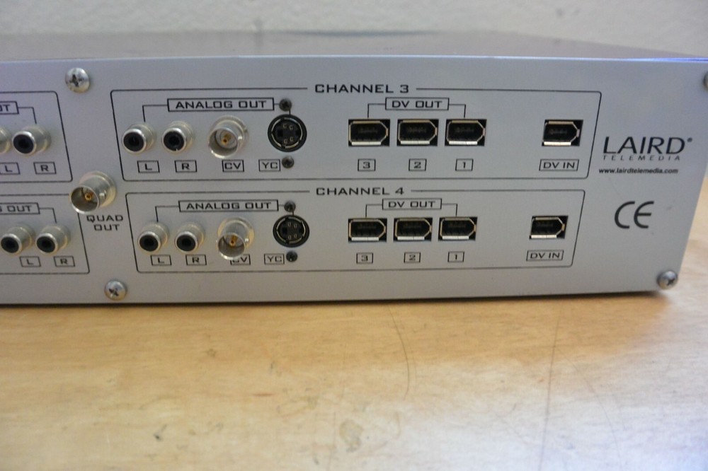 LAIRD LTM-4DV 4-CHANNEL HEAD END (QUAD) DV TRANSCODER MEDIA CONVERTER DECODER