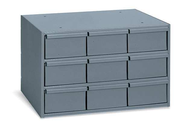 Durham Mfg 004-95 Drawer Bin Cabinet With 9 Drawers, Prime Cold Rolled Steel,