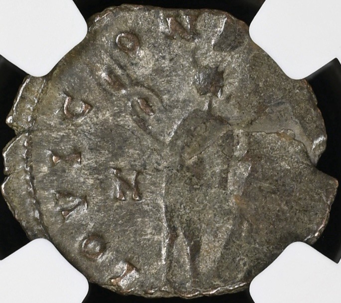 Ancient Roman Coin Emperor Gallienus 253AD-268AD NGC Genuine Double Denarius