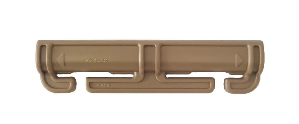 Duraflex Quick Attach Split Bar Quick Release Buckle Tubes - Double Slot Coyote