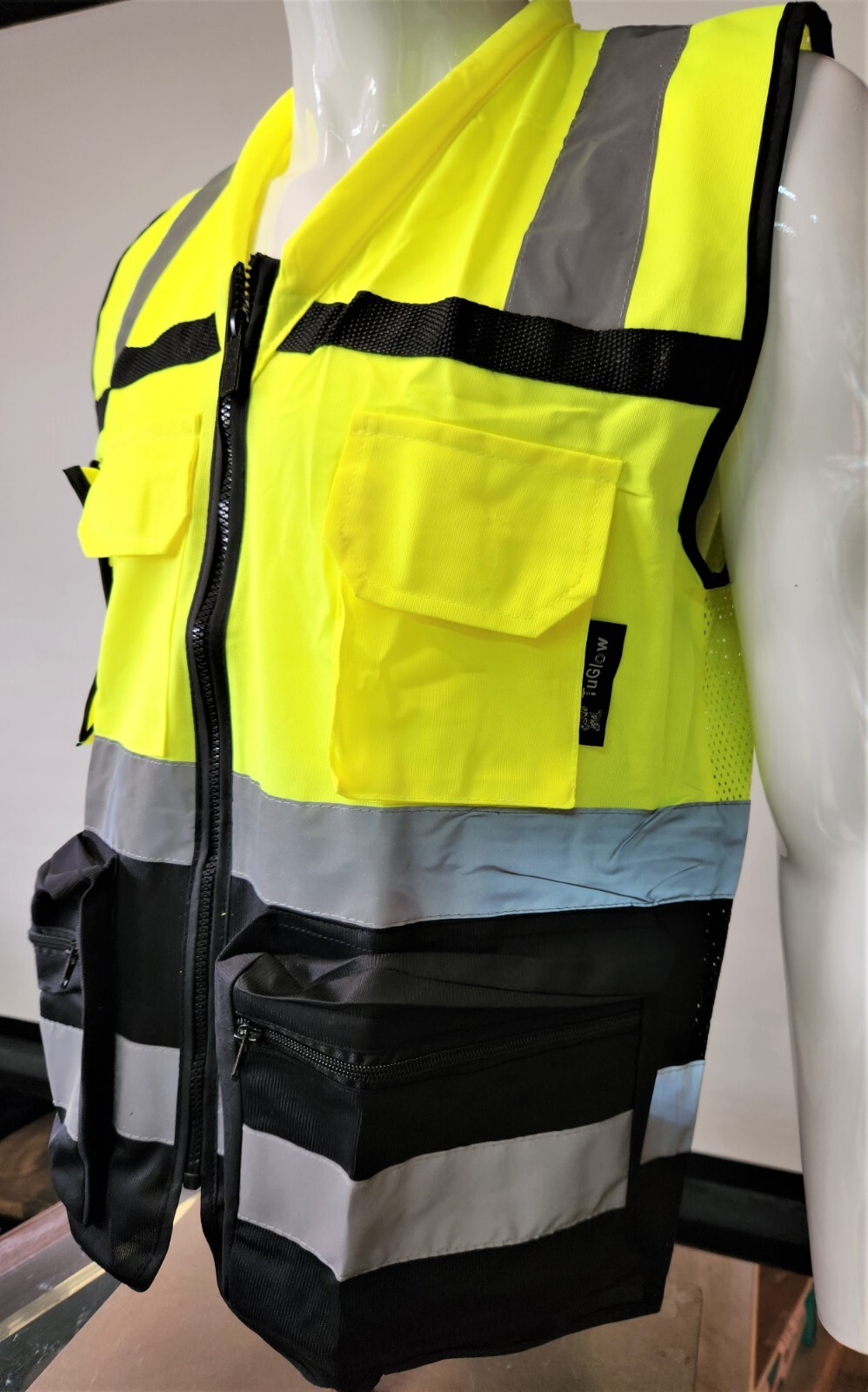 FX SAFETY VEST - Class 2 High Visibility Reflective Yellow Safety Vest