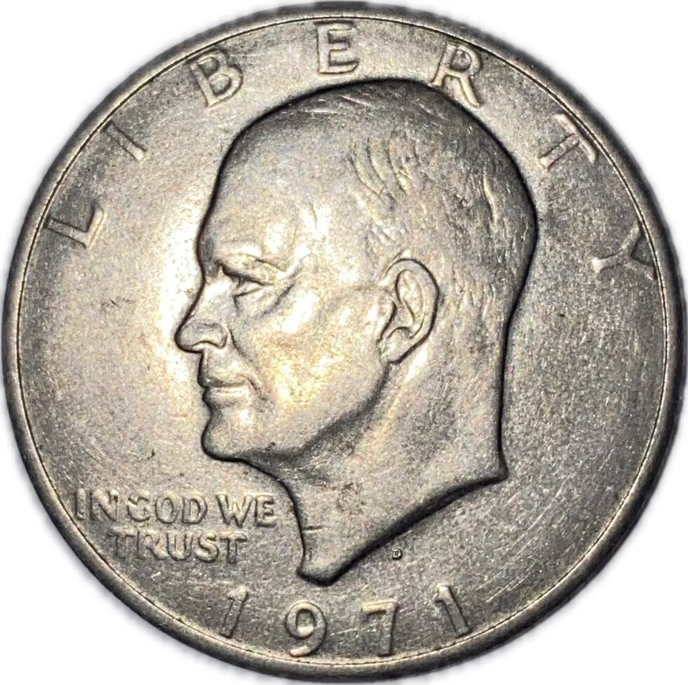 1971 Eisenhower Silver dollar