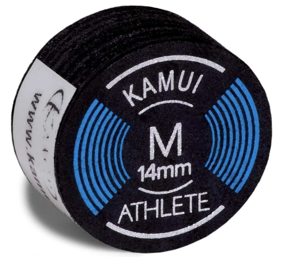 KAMUI Athlete Billiard Pool Cue Tip Medium 14 mm – 1 pc